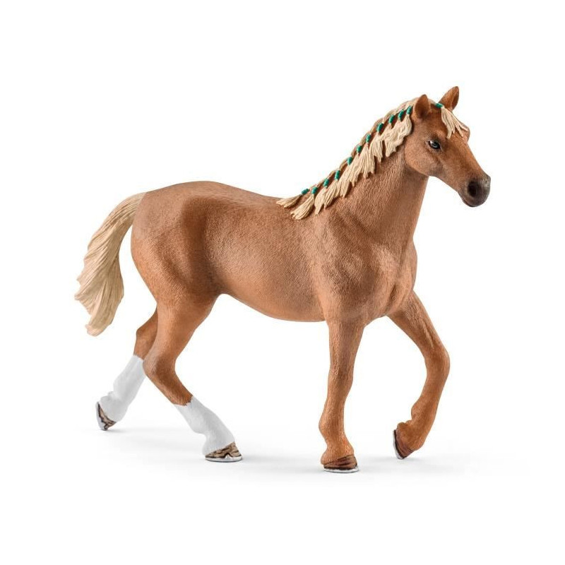 Schleich - English thoroughbred with cover - 42360