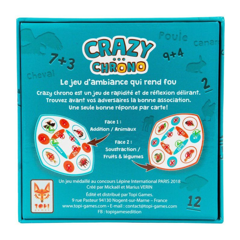 TOPI GAMES Crazy Chrono Pets & Fruits Room Set