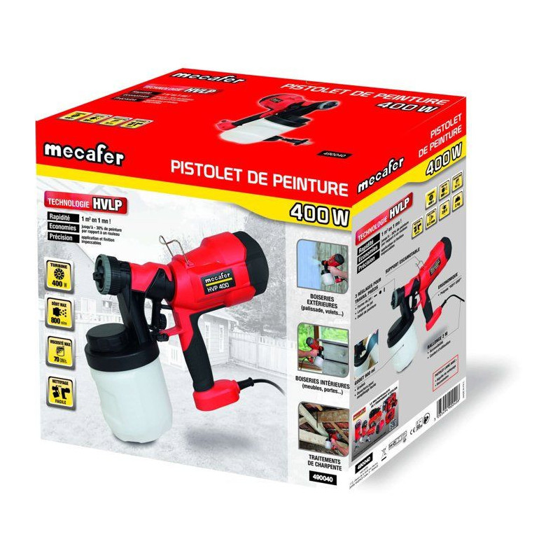 Mecafer HVP 400 HVLP electric paint gun