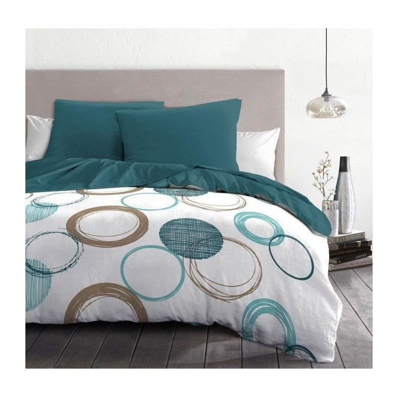 HOME LINGE PASSION Audace duvet set - duvet 220 x 240 cm + 2 pillowcas
