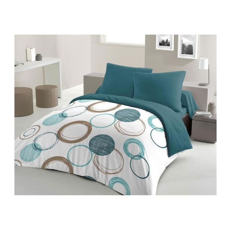 HOME LINGE PASSION Audace duvet set - duvet 240 x 260 cm + 2 pillowcas