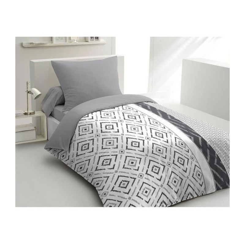 ETHNO Microfiber Duvet Cover Set - 1 Duvet Cover 140 x 200 cm + 1 Pill