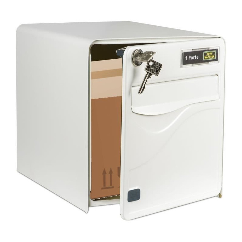 Boil Burg Wachter Baltic 1 Door - On foot - Galvanized Steel - Side op