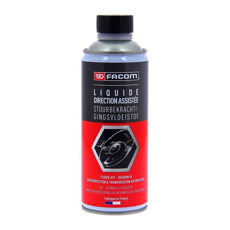 FACOM Steering fluid - high performance - red - 500 ml