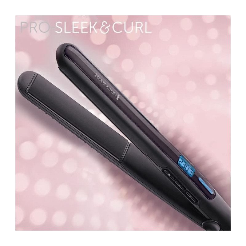 REMINGTON S6505 PRO-SLEEK & CURL Straightener and Curler - 230°C - Fa