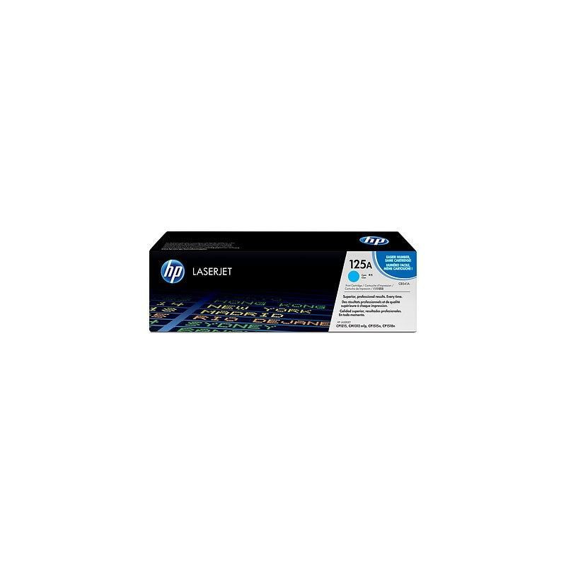 HP 125A Cyan Original LaserJet Toner Cartridge (CB541A) for HP Color L