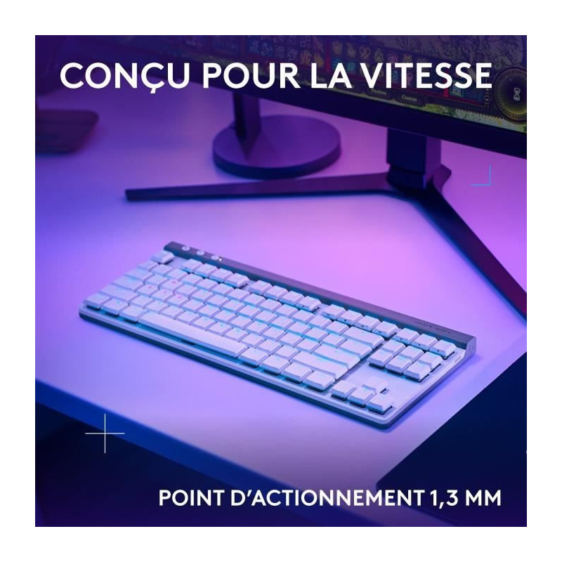 Logitech G515 LIGHTSPEED Wireless Keyboard without Numeric Keypad (Bro