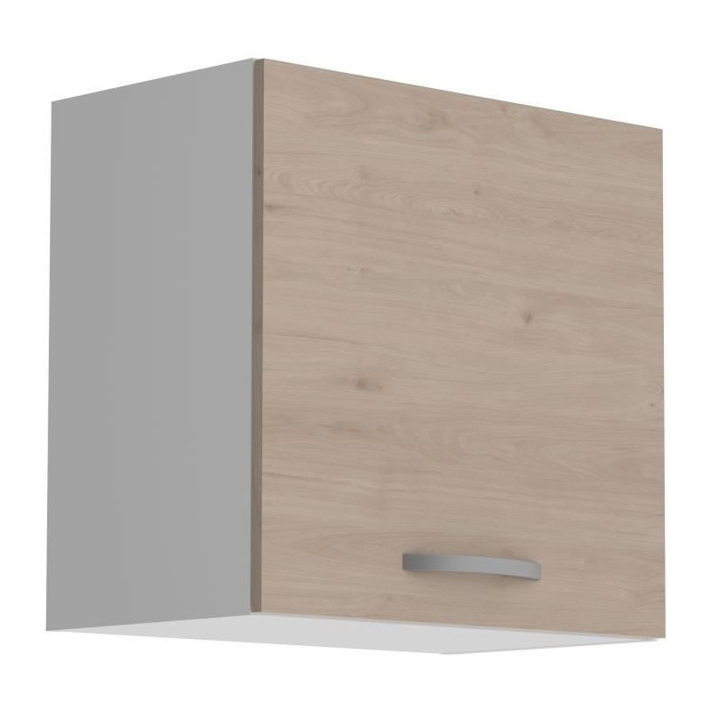 OSLO Upper cabinet 1 Door - Decor Chene Jackson - L 60 x D 36 x H 58 c