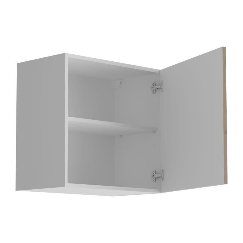 OSLO Upper cabinet 1 Door - Decor Chene Jackson - L 60 x D 36 x H 58 c