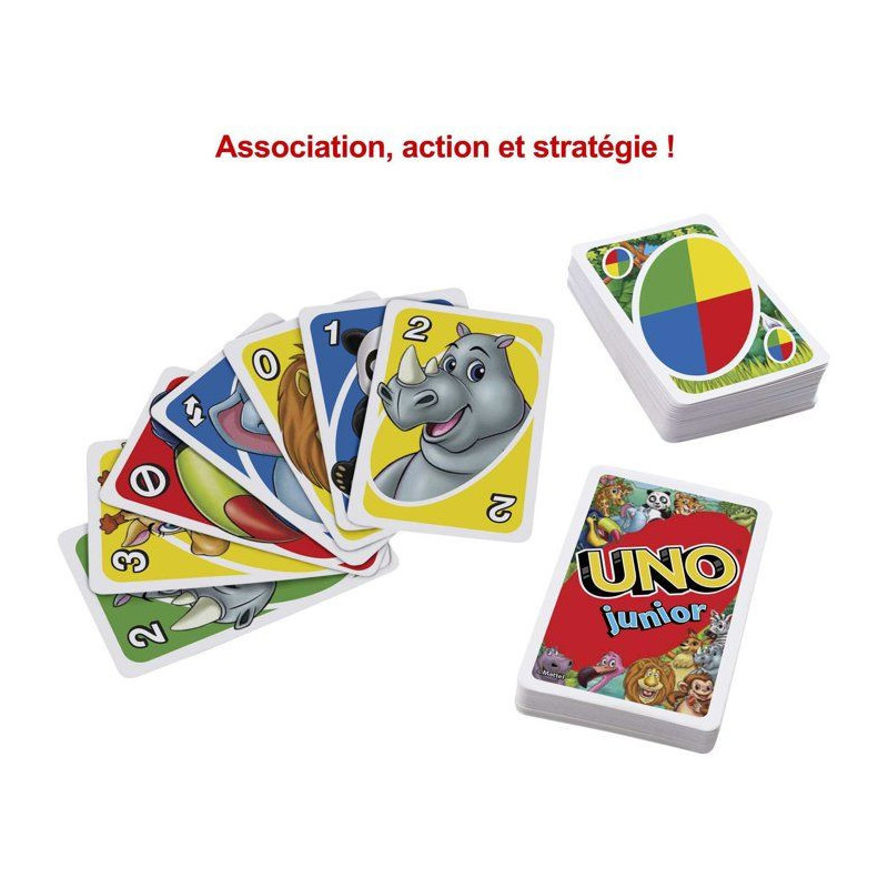 UNO Junior - 52456 - Board Game - 3 years and +