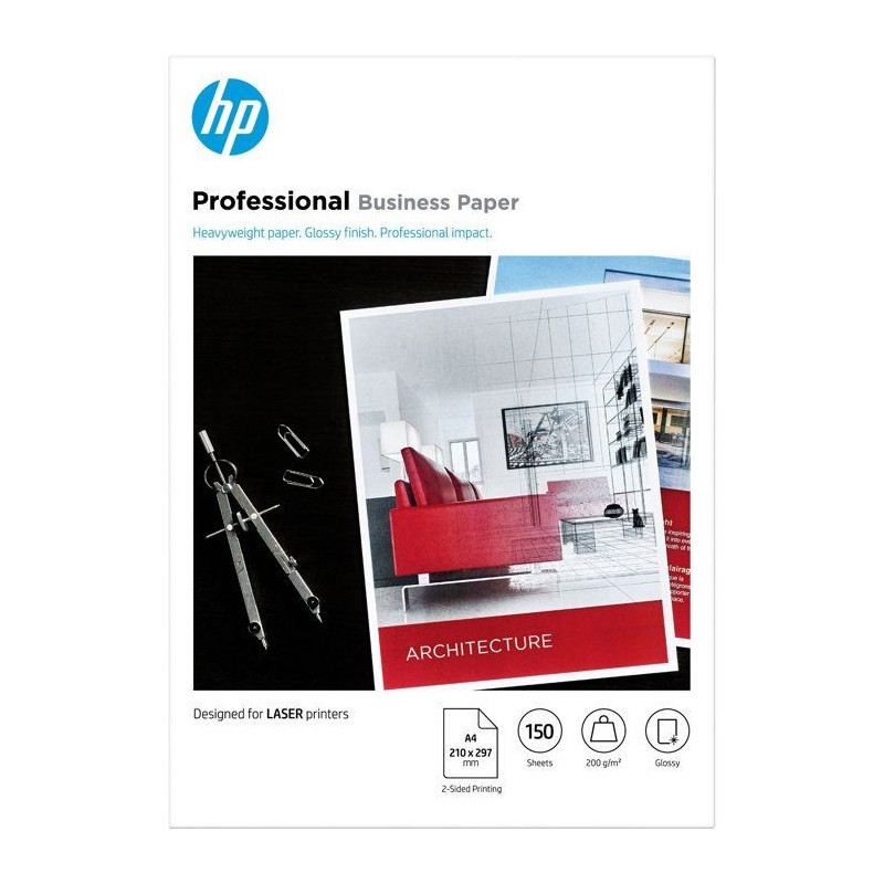 hp - hps supp media products (au hp prof gls lj a4 200g 150sh fsc pape