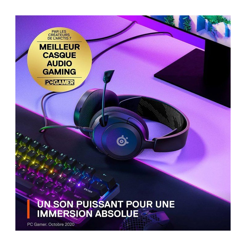 Gaming Headset - STEELSERIES - Arctis Nova 1 - Wired - Multiplatform -
