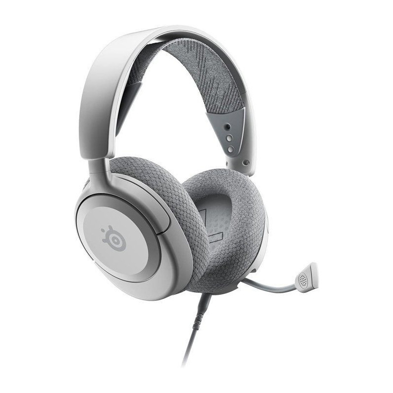 Gaming Headset - STEELSERIES - Arctis Nova 1P White - Wired - Multipla