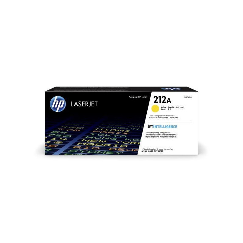 HP 212A Yellow Original Toner Cartridge (W2122A) for HP Color LaserJet