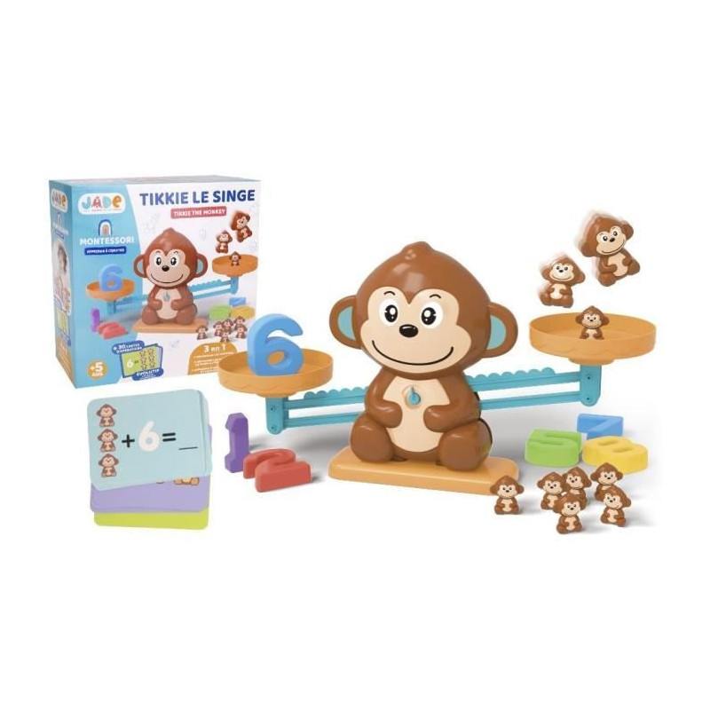Tikkie the Math Scale - Educational Game - JADE - Montessori - From 5