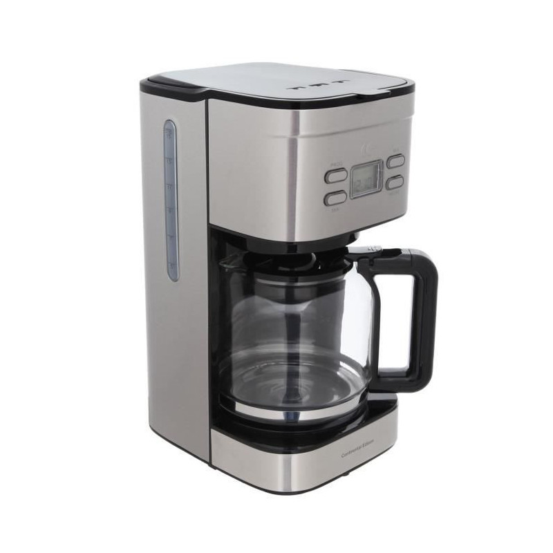 CONTINENTAL EDISON INOX programmable filter coffee