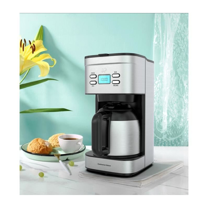 CONTINENTAL EDISON CF12TIXTH Filter coffee maker - 1.2 liters - jug -