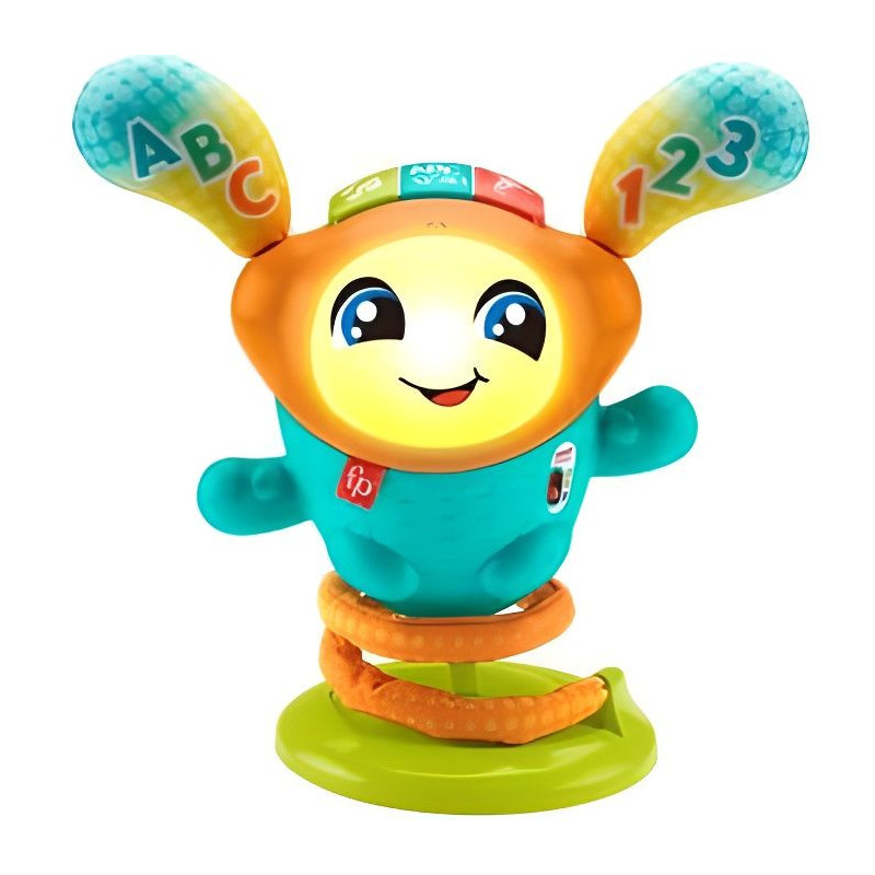 Fisher Price - DJ The Danseur robot has bounced - Wake -up toy 1st age