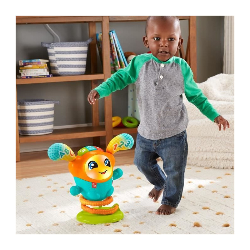 Fisher Price - DJ The Danseur robot has bounced - Wake -up toy 1st age