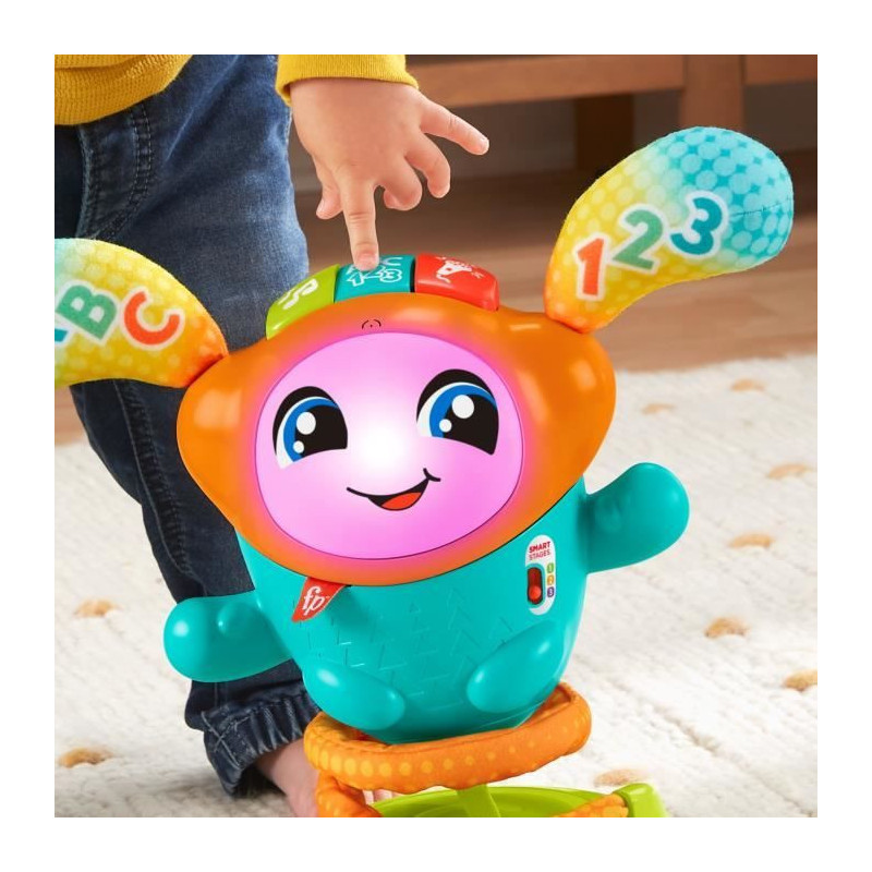 Fisher Price - DJ The Danseur robot has bounced - Wake -up toy 1st age