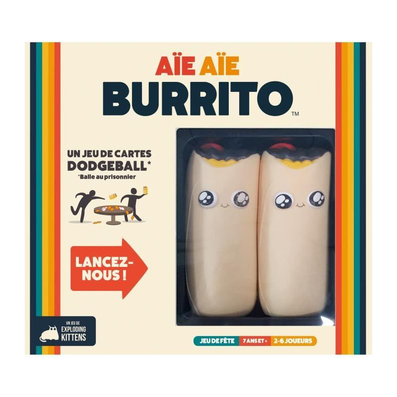 ASMODEE - AIE AIE BURRITO - Age: 7+ - Number of players: 2-6