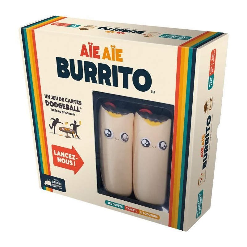 ASMODEE - AIE AIE BURRITO - Age: 7+ - Number of players: 2-6