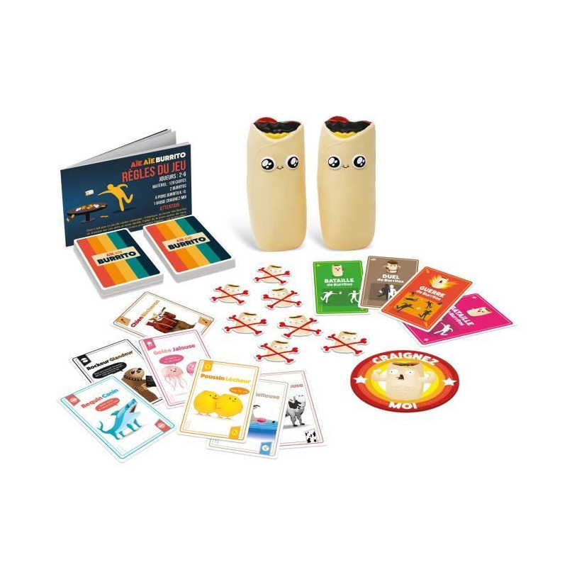 ASMODEE - AIE AIE BURRITO - Age: 7+ - Number of players: 2-6