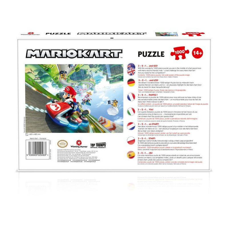 PUZZLE - Mario Kart - Funracer - 1000 pieces