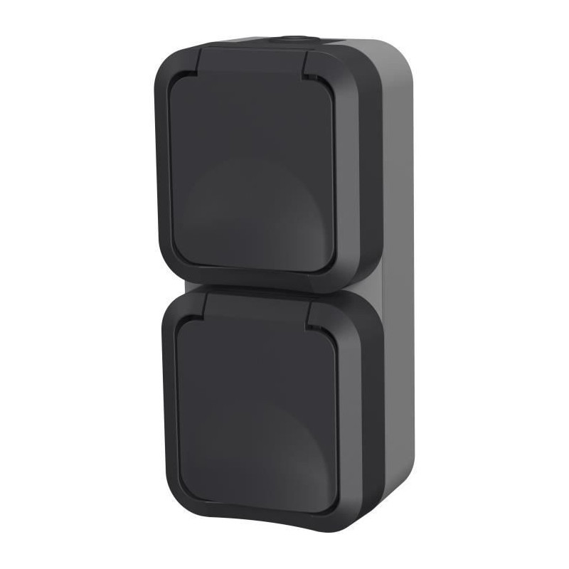 Double socket - QUARX - Aqua Pro - Outdoor, vertical, IP55, 250V, 16A