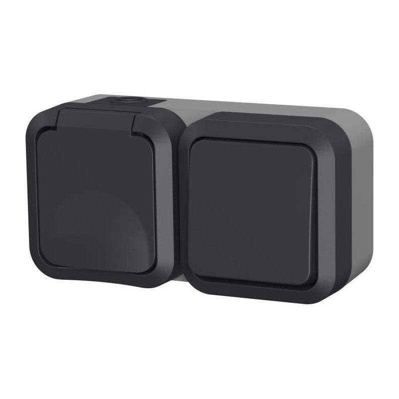 Double socket - QUARX - Aqua Pro - Outdoor, vertical, IP55, 250V, 16A