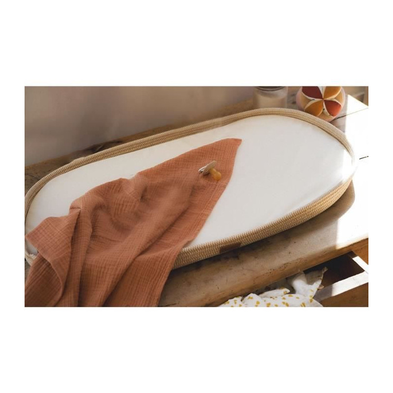 Braided changing mat - DOMIVA - Honey Moon - Braided cotton