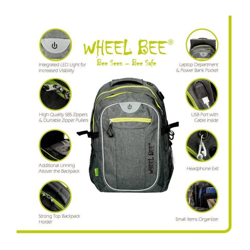 Backpack - SCHILDKRÖT - Wheel Bee BACKPACK Revolution bag