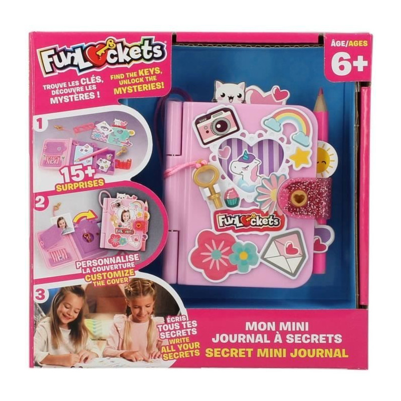 Mini Journal - KD - Funlockets - My Secret Mini Journal - Have fun per