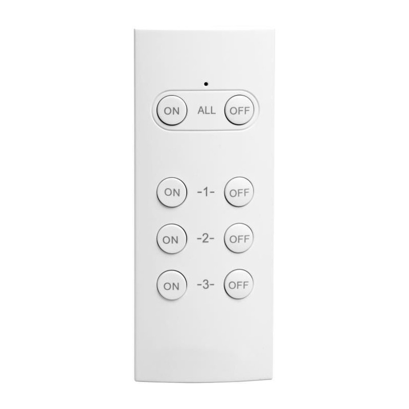 Pack of 2 remote-controlled sockets for outdoor use + remote control -
