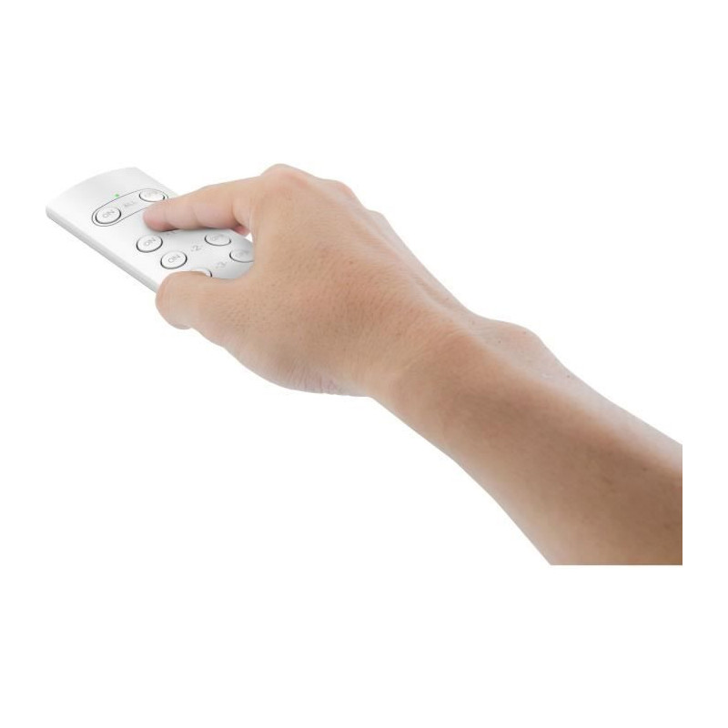 Pack of 2 remote-controlled sockets for outdoor use + remote control -