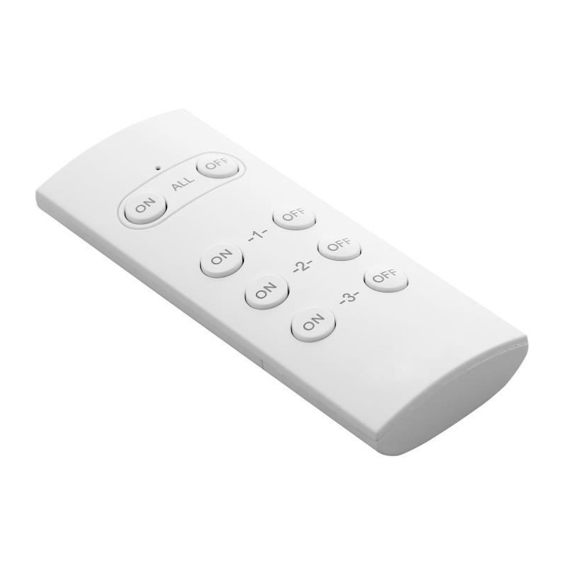 Pack of 2 remote-controlled sockets for outdoor use + remote control -