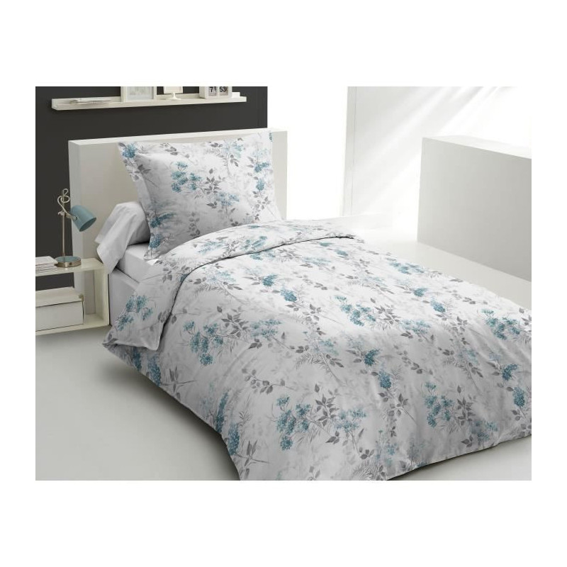 Duvet cover set - HOME LINGE PASSION - POMPADOUR - 100% Cotton - 140x2