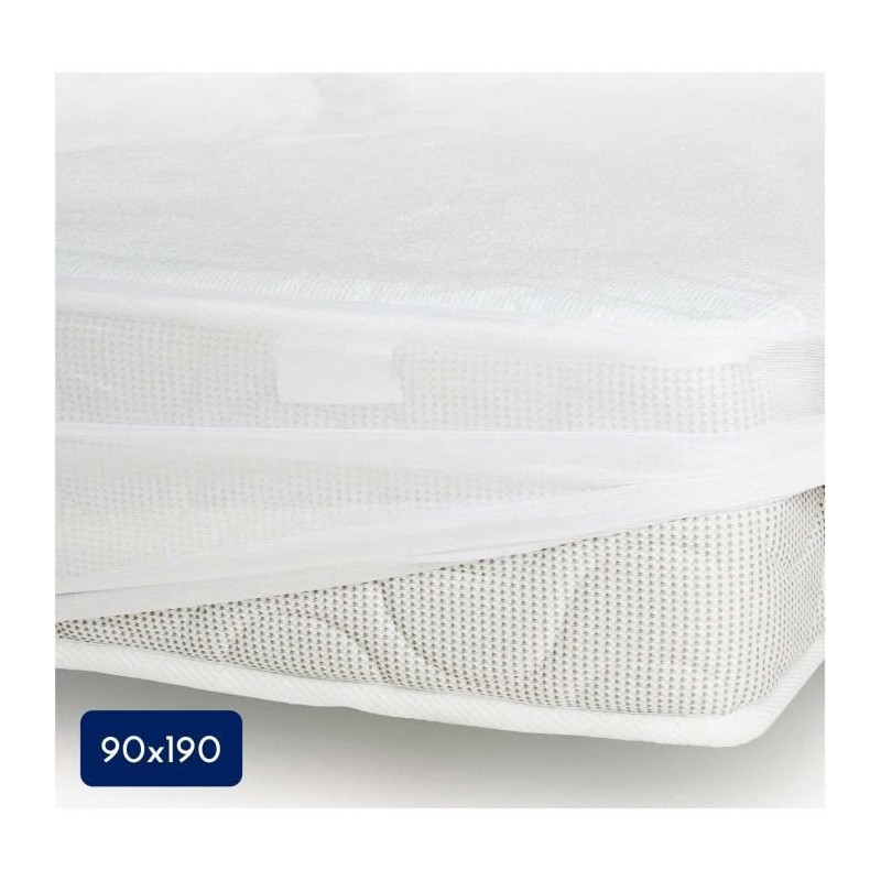 Mattress protector - 90 x 190 cm x 25 xm - 100% Cotton - 170 G/M2 - LO
