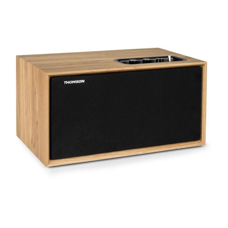 Wooden residential speaker - THOMSON - WS502 - Bluetooth 5.0, 100W, RC
