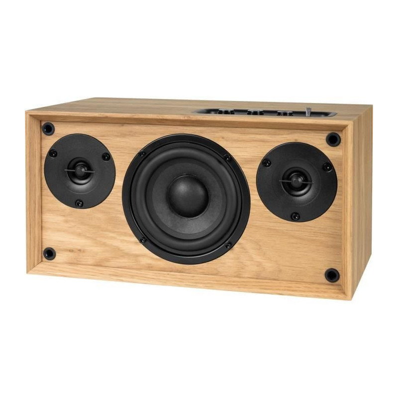 Wooden residential speaker - THOMSON - WS502 - Bluetooth 5.0, 100W, RC