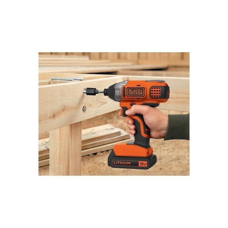 BLACK & DECKER BDCIM18N-XJ Cordless Impact Driver - 18 V - Lithium