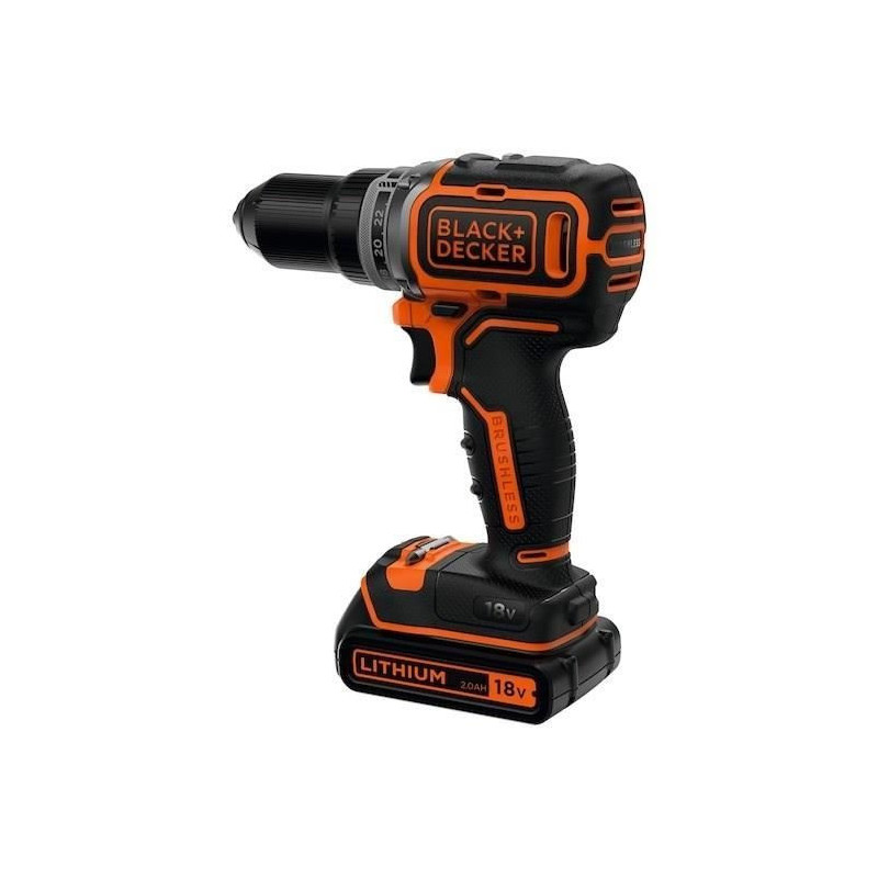 BLACK + DECKER BL186K1B2-QW 18V LITHIUM CORDLESS BRUSHLESS DRILL