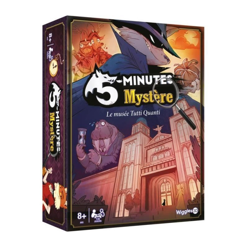 Board games - WIGGLES 3D - 5 Minutes Mystery - Card game