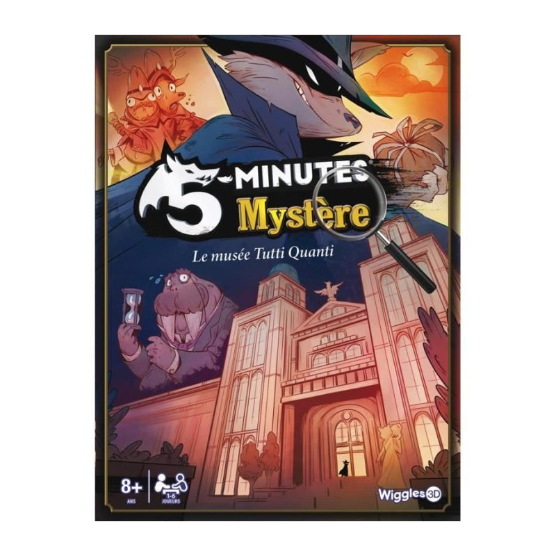 Board games - WIGGLES 3D - 5 Minutes Mystery - Card game