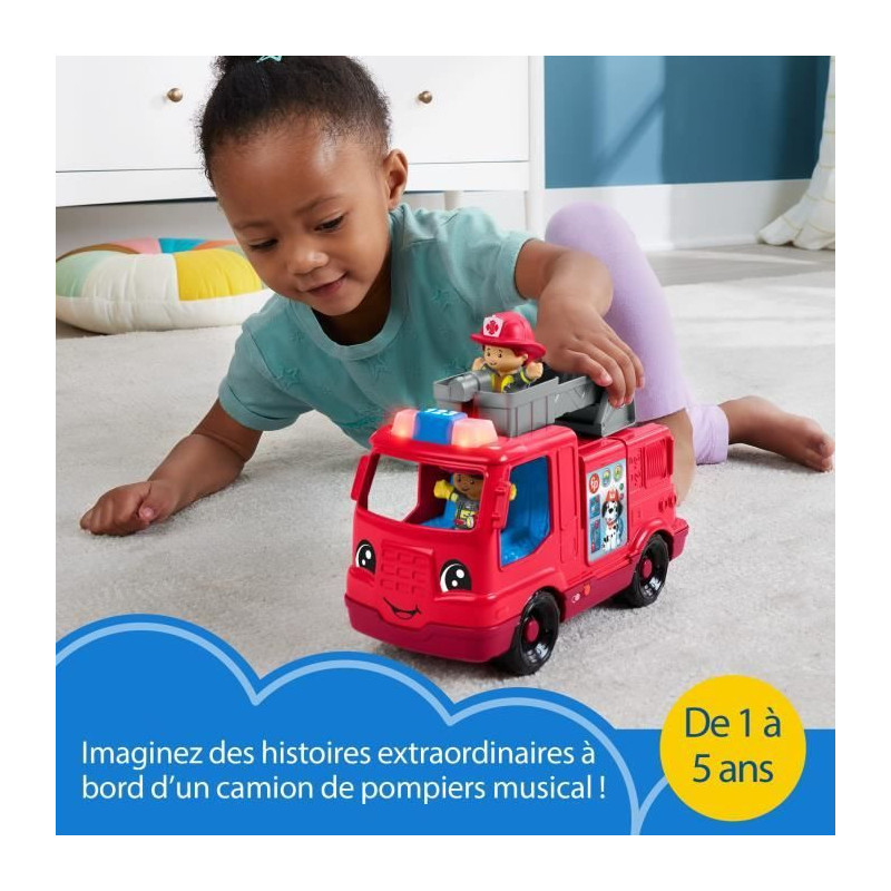 Fisher-Price-Little People-Fire Truck Multilingual Version HYR88
