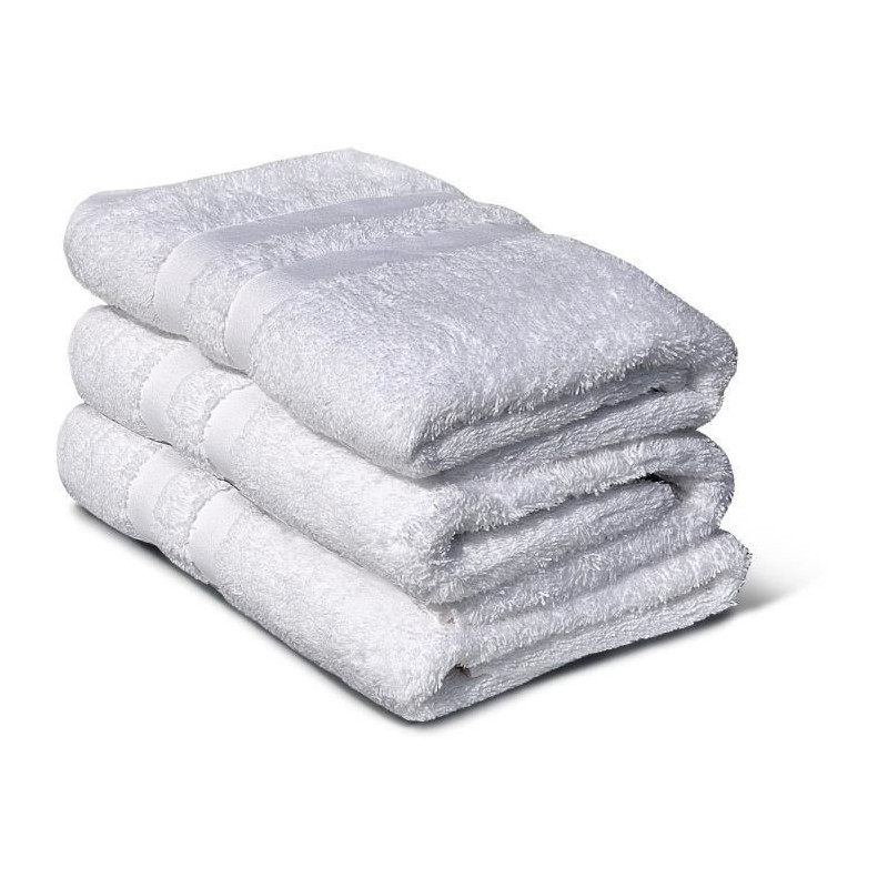 Set of 3 towels - LOVELY HOME - 3 Towels 50 x 100 cm - White