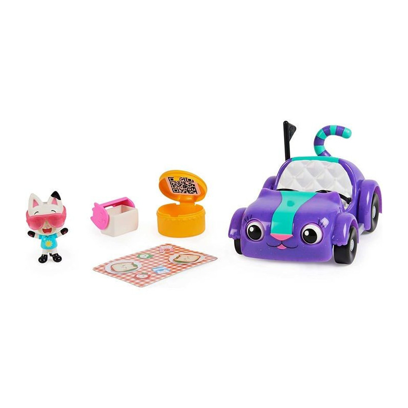 Chabriolette - Gabby and the Magic House - Vehicle and cat figurine wi