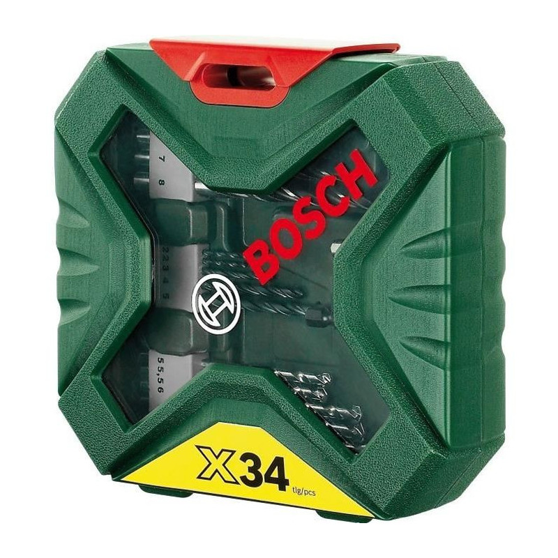 Mixed Set Drilling - Bosch screwing - X -Line Classic Box of forests a
