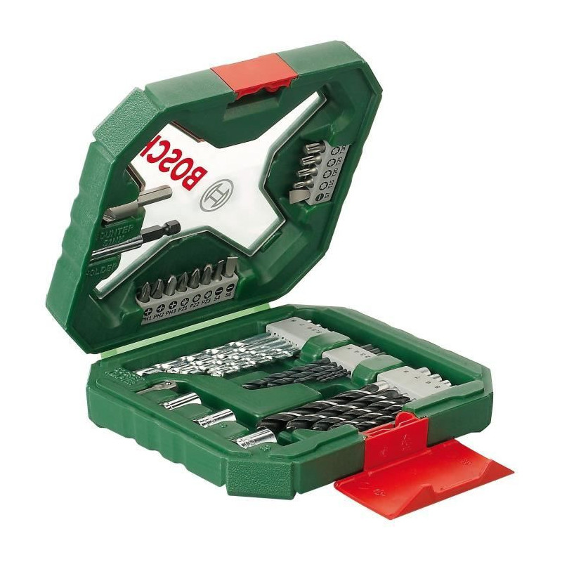 Mixed Set Drilling - Bosch screwing - X -Line Classic Box of forests a