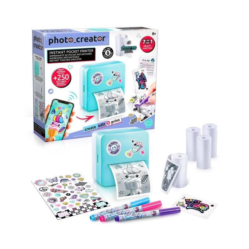 Canal Toys - Photo Creator Pocket Instant Printer - Thermal and econom